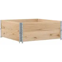 vidaXL Jardinière 100x100 cm bois de pin massif