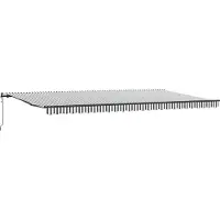 vidaXL Store automatique anthracite et blanc 600x300 cm