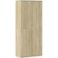 vidaXL Buffet haut chêne sonoma 80x35x180 cm bois d'ingénierie