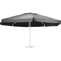 vidaXL Housse de rechange pour parasol anthracite 600 cm