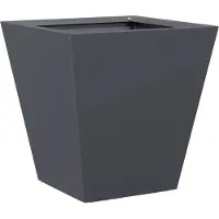 vidaXL Jardinière anthracite 30x30x30 cm acier