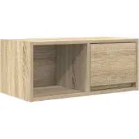 vidaXL Armoire TV Chêne Sonoma 60x31x25,5 cm Matériau dérivé du bois