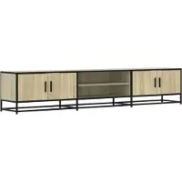 vidaXL Armoire TV Chêne Sonoma 210x35x41 cm Bois composite