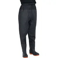 vidaXL Cuissardes avec bottes noir taille 43