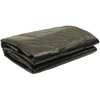 vidaXL Couverture de piscine noire 300 cm PE