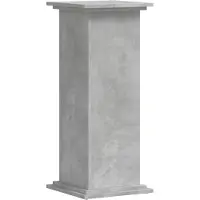 vidaXL Support pour plantes gris béton 33x33x80 cm bois d'ingénierie