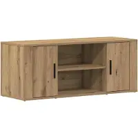 vidaXL Armoire TV Chêne Artisan 100 x 35 x 40 cm Bois composite