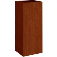 vidaXL Bac à plantes 32x29x75 cm acier corten