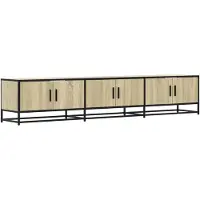 vidaXL Armoire TV Chêne Sonoma 210x35x41 cm Bois composite