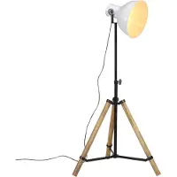 vidaXL Lampadaire 25 W blanc 75x75x90-150 cm E27