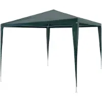 vidaXL Tente de réception 3x3 m PE vert
