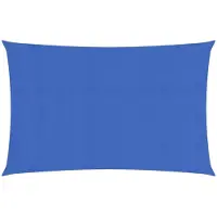 vidaXL Voile d'ombrage 160 g/m² rectangulaire bleu 3x6 m PEHD