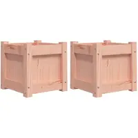 vidaXL Jardinières 2 pcs bois massif douglas