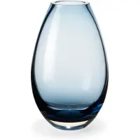 Holmegaard H 11,5 cm - Mundblaest glas - Mørk blå (1x)