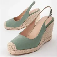 Montevita (Green, 40) Espadrille Compensée Femme Balenci7 102983