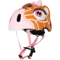 Crazy Safety Casque de Vélo - Giraffe - Brown - - 49-55 cm - Casque de Vélo