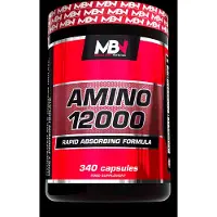 MBN Amino 12000 Acides aminés à haute dose 12 000 mg - Récupération musculaire et entraînement en force