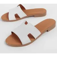 Purapiel (Blanc, 36) Sandale En Cuir Pour Femmes. Hacca2 102711