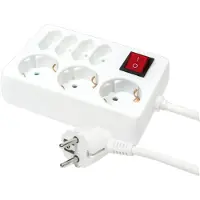 Logilink multiprise 7x blanc 5 m (1 blister)