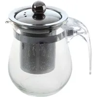 Exogio 350mL Heat-resistant Clear Glass Teapot
