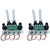 Jojomino 2X Module D'Humidificateur à Quatre PulvéRisations, Carte de Commande de L'Humidificateur, Carte de Pilote D'Atomiseur, Module D'Humidification à