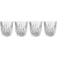 Nachtmann Noblesse Wasserglas, 4er Set, Trinkglas, Becher, Kristallglas, 235 ml, 106707, Verres, Transparent