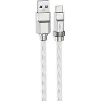 Hoco - U113 Fast Charging 100W USB-C vers USB-A 1M, argenté (1 m, 100 W)