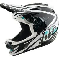 Troy Lee Designs D4 Polyacrylite Downhill Helmet Blanc XL