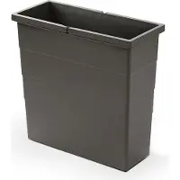 Hailo 17 litres Seau intérieur 1139009 gris foncé 414 x 158 x 350 mm