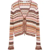Comma Cardigan beige / orange / noir / blanc