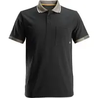 Snickers Allroundwork Short Sleeve Polo Gris M Homme