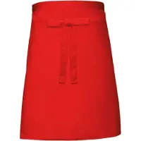 Link Kitchen Wear - Tablier, couleur unie LT3893 (taille unique) (rouge)
