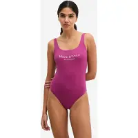 Marc o'polo Maillot de bain ' Abstract Leaf ' baie / rose foncé