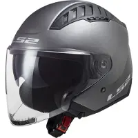 LS2 OF600 Copter II Mat Titanium 06 Casque Jet Taille XS