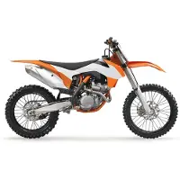 Polisport Ouïes de radiateur couleur origine 15 orange/blanc KTM
