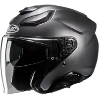 HJC F31 Gris Foncé Casque Jet Taille XS