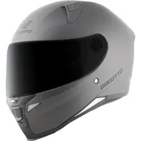 Bogotto FF110B Solid Argenté Casque Intégral Taille XS