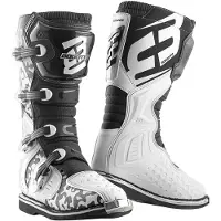 Bogotto MX-3 Camo Noir Blanc Motocross Bottes Taille 44