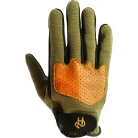 Helstons Duna Woman Perforated Leather Gloves Vert 8 Femme