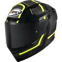 Suomy Track-1 Ninety Seven 2023 Noir Jaune Casque Intégral Taille L