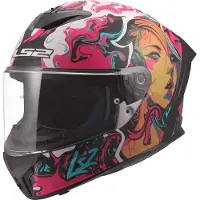 LS2 Helmets Ls2 Ff820 Rapid Iii Cyberg Casque intégral Multicolore M Multicolore M