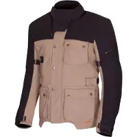 Merlin Mahala D3O Explorer Veste Moto en Textile Noir Beige Taille L