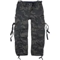 Brandit Pantalon cargo brun foncé / taupe / vert foncé