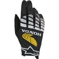 Alpinestars Honda Radar, gants ,Noir/Gris/Jaune ,XL