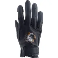 Helstons Feline Perforated Leather Gloves Noir 6 Homme