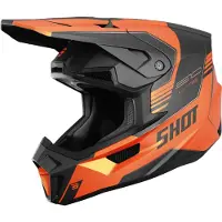 Shot Race Gear Lite S10 Off-road Helmet Orange S