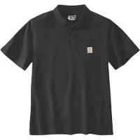 Carhartt Short Sleeve Polo Noir M Homme