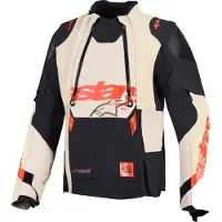 Alpinestars Veste de moto textile imperméable Harok Pro Drystar XF, noir/beige, 4XL
