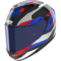 Nolan Casque X-904 Ultra Carbon Calibro Quin, noir/bleu/rouge, taille L (60)