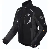 Rukka VentuRina Black Grey Waterproof Ladies Motorcycle Textile Jacket Taille 48
